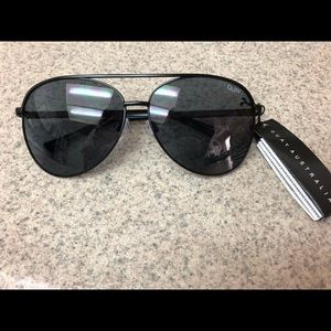 QUAY Australia VIVIENNE BLACK / SMOKE Sunglasses